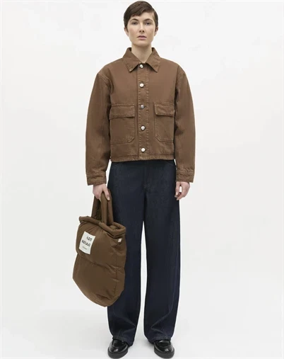 Mads Nørgaard - Light Ripstop Pillow Taske - Cocoa
